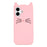 For iPhone 17 Silicone Case 3D Moustache Cat Protective Phone Cover - Pink - 1