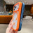 For iPhone 18 Pro / 17 Pro Case Compatible with MagSafe Large Viewing Window TPU + PC Shockproof Phone Cover - Orange - 3
