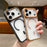 For iPhone 18 Pro / 17 Pro Case Compatible with MagSafe Large Viewing Window TPU + PC Shockproof Phone Cover - Orange - 5