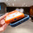 For iPhone 18 Pro / 17 Pro Case Compatible with MagSafe Large Viewing Window TPU + PC Shockproof Phone Cover - Orange - 6
