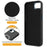 For iPhone 17e / 16e Case Compatible with MagSafe Rotating Ring Kickstand TPU + PC Phone Back Cover - Black - 3
