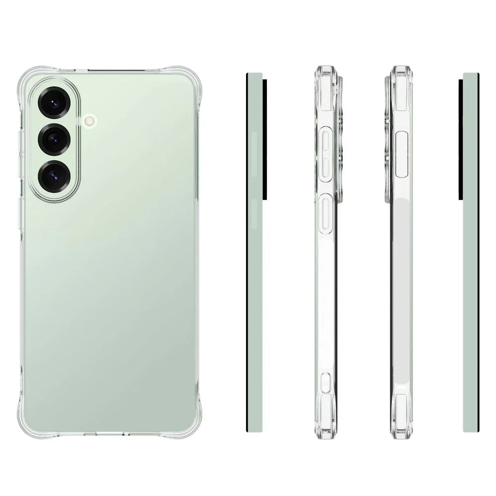 For Samsung Galaxy S26+ TPU Phone Case Non Slip Transparent Mobile Phone Cover - 5