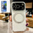 For iPhone 17 Pro Rotating Kickstand Case Compatible with MagSafe TPU Phone Cover with Screen Protector - White - 1