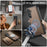 JEEHOOD For Samsung Galaxy S25 FE Case  J12 Magnetic Detachable Zipper Wallet Kickstand Leather Back Cover Magnetic Case - Brown - 6