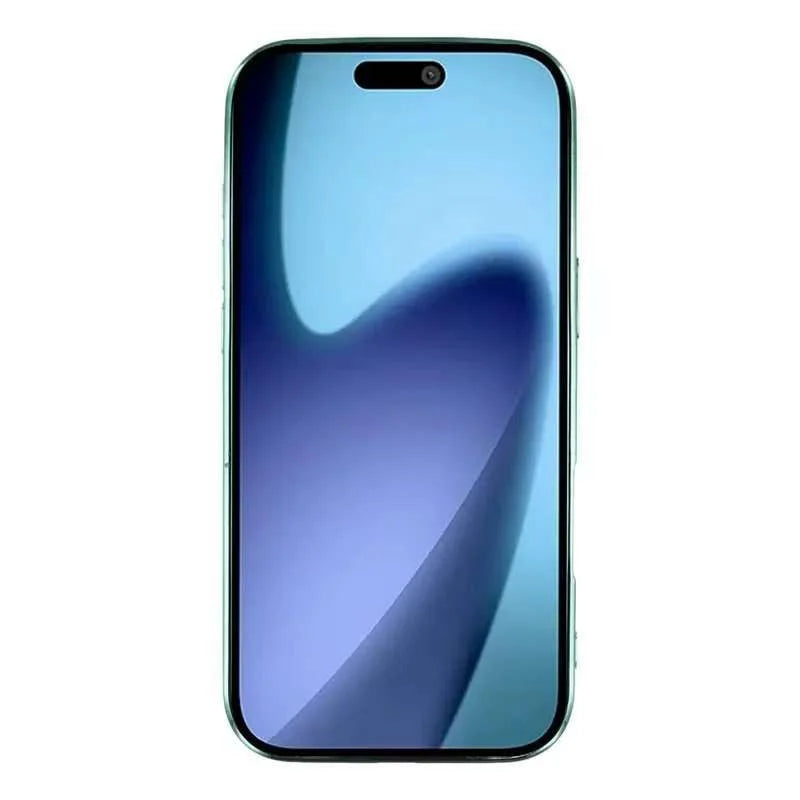 For iPhone Air Magnetic Case CD Veins Glass Lens Guard TPU Phone Back Cover - Green - 2