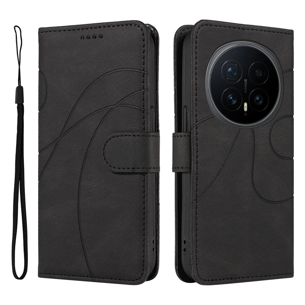 For vivo V60 Lite 5G Case RINACASIS RC23 RFID Blocking Wallet Stand PU Leather Phone Cover - Brown - 1