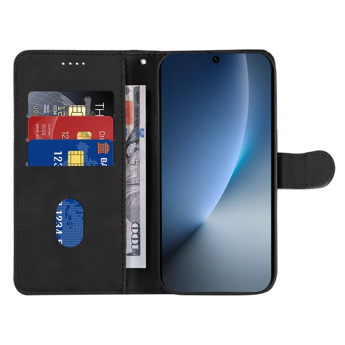 For vivo V60 Lite 5G Case RINACASIS RC23 RFID Blocking Wallet Stand PU Leather Phone Cover - Brown - 2