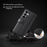 For Samsung Galaxy S26 Case Genuine Split Leather Phone Cover with Wallet Stand - Black - 2