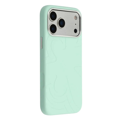 JAUCASE For iPhone 17 Pro Case Compatible with MagSafe Metal Camera Frame Liquid Silicone Phone Cover - Green - 1