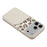 JAUCASE For iPhone 17 Pro Max Magnetic Case Leopard Print Card Holder PU TPU PC Phone Back Cover - White - 5