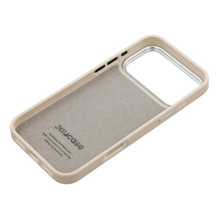 JAUCASE For iPhone 17 Pro Max Magnetic Case Leopard Print Card Holder PU TPU PC Phone Back Cover - White - 7