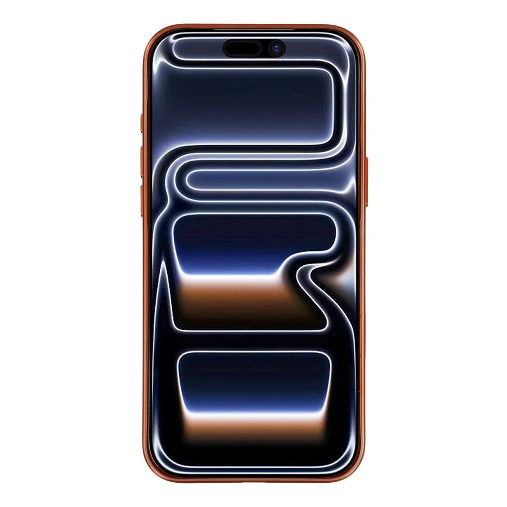 JAUCASE For iPhone 17 Pro Max Case Compatible with MagSafe Rotary Kickstand Metal + PC Matte Phone Cover - Orange - 2