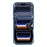 JAUCASE For iPhone 17 Pro Max Case Rotating Kickstand TPU + PC Shockproof Phone Cover - Transparent Blue - 2