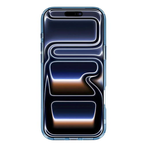JAUCASE For iPhone 17 Pro Max Case Rotating Kickstand TPU + PC Shockproof Phone Cover - Transparent Blue - 2