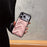 For iPhone 17 Pro Case Down Coat Design Stitching Arrow PU Leather Coated TPU Phone Back Cover - Pink - 3