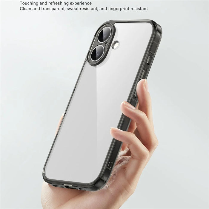IPAKY For iPhone 17 Clear Phone Case TPU + PC Slim Phone Back Cover - Transparent - 5