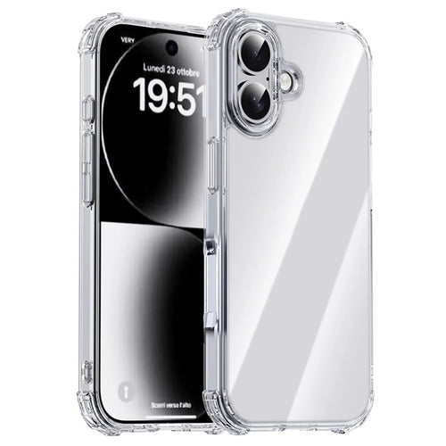 IPAKY For iPhone 17 Case Four Corner Shockproof Clear Phone Back Cover - 1