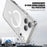 IPAKY For iPhone 17 Pro Max Clear Case TPU + PC Slim Phone Back Cover Compatible with MagSafe - Transparent - 4