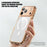 IPAKY For iPhone 17 Pro Max Clear Case TPU + PC Slim Phone Back Cover Compatible with MagSafe - Transparent - 5
