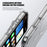 IPAKY For iPhone 17 Pro Max Clear Case TPU + PC Slim Phone Back Cover Compatible with MagSafe - Transparent - 7