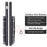 For Google Pixel 10 / 10 Pro Case Card Holder Kickstand PU Leather + TPU Glitter Phone Cover with Shoulder Strap - Black - 4