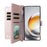 For ZTE nubia Z80 Ultra 5G Leather Case Stand Wallet Phone Cover with Shoulder / Wrist Strap - Pink - 2