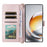 For ZTE nubia Z80 Ultra 5G Leather Case Stand Wallet Phone Cover with Shoulder / Wrist Strap - Pink - 3