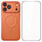 For iPhone 17 Pro Max Case Compatible with MagSafe Precise Cutouts Solid Color Phone Cover with Screen Protector - Orange - 1