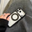 For iPhone 17 Pro Max Kickstand Case with Strap / Screen Film Compatible with MagSafe TPU Acrylic PC Phone Cover - Black - 3