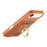 For iPhone Air Case Card Holder Rhinestone Ring Holder Kickstand Leather Back Phone Cover - Brown - 4