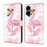 For Samsung Galaxy A06 4G Case Foldable Stand Wallet Pattern Printing PU Leather Flip Phone Cover - Pink Bird - 1