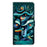 For Samsung Galaxy A26 5G Case Foldable Stand Wallet Pattern Printing PU Leather Flip Phone Cover - Graffiti Green Shadow - 5