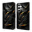 For Samsung Galaxy S25 FE Case Foldable Stand Wallet Pattern Printing PU Leather Flip Phone Cover - Golden Ribbon - 1