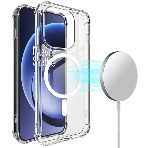 IMAK For OnePlus 15 5G Magnetic Case Shockproof PC TPU Clear Phone Cover - 1
