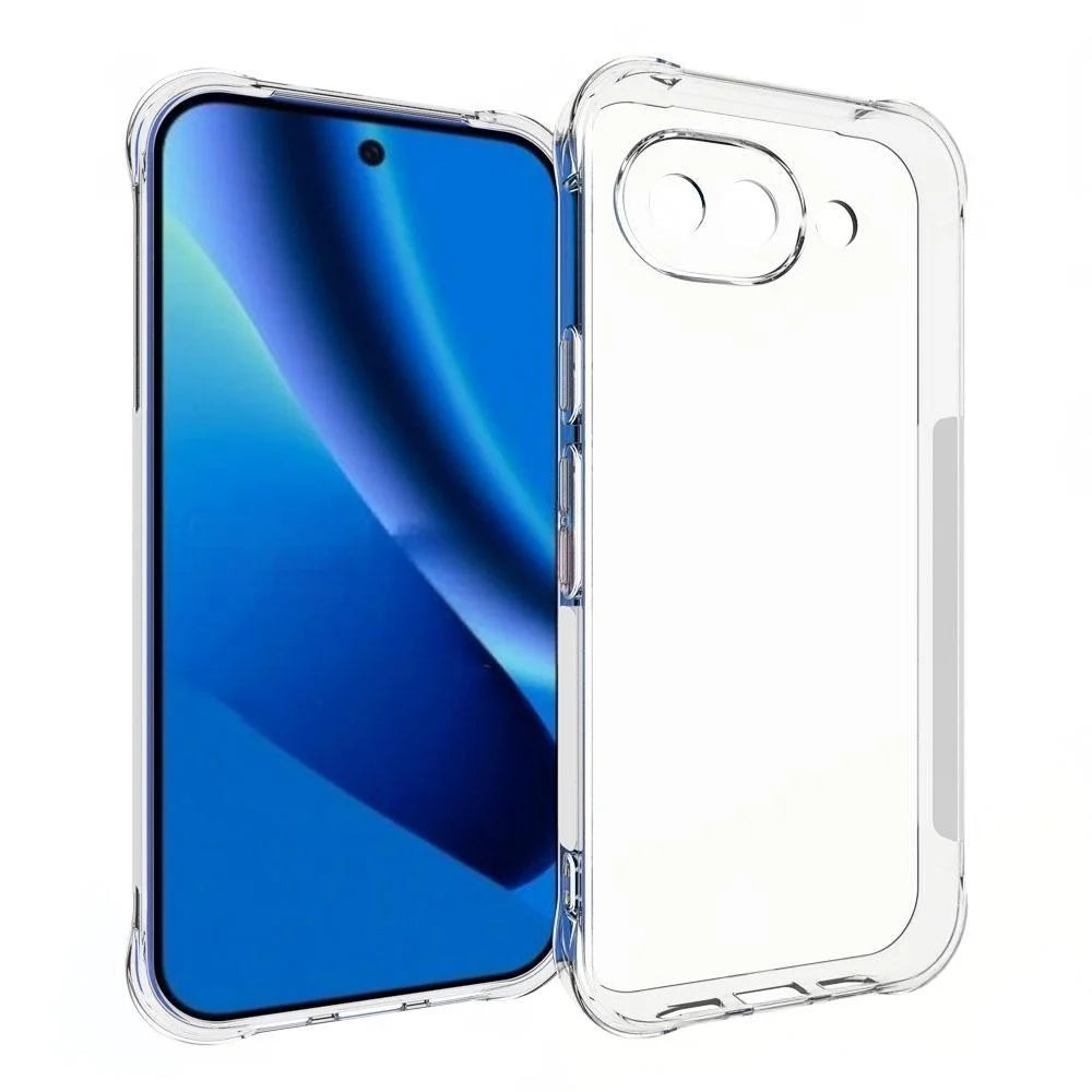 WANLONFENG For Google Pixel 10a TPU Case  WL2 Series 2.0mm Phone Cover with 2Pcs Tempered Glass Films - Transparent - 2