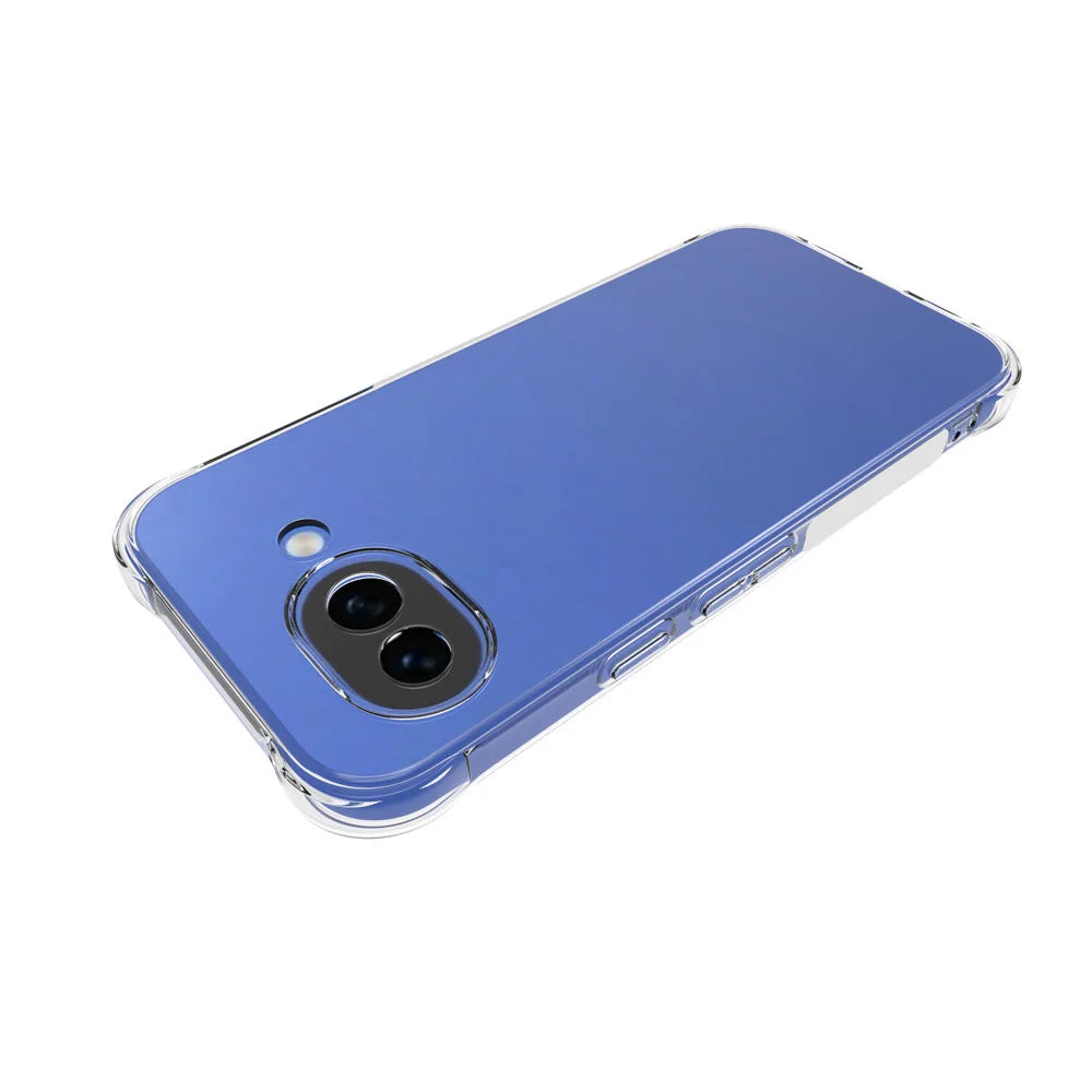 WANLONFENG For Google Pixel 10a TPU Case  WL2 Series 2.0mm Phone Cover with 2Pcs Tempered Glass Films - Transparent - 4