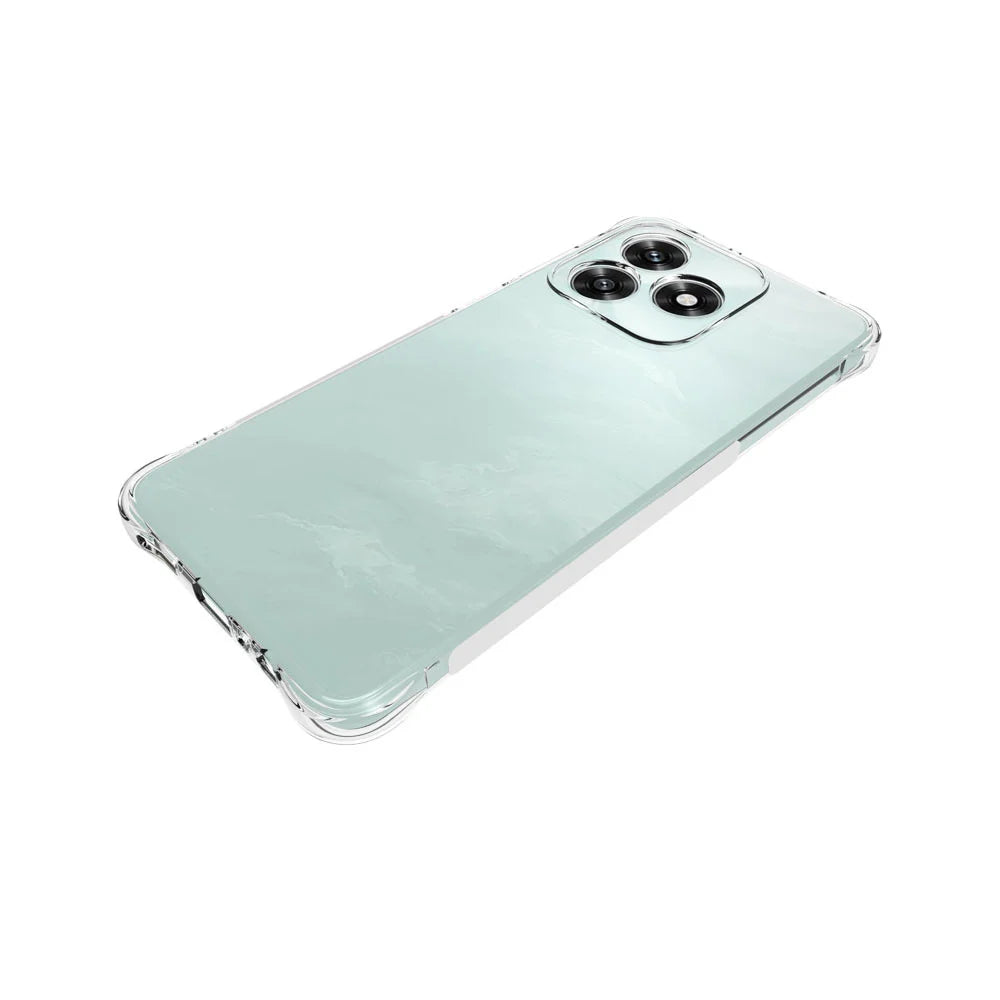 WANLONFENG For Honor X5c Plus 4G / Honor X5c 4G TPU Case  WL2 Series 2.0mm Phone Cover with 2Pcs Tempered Glass Films - Transparent - 4