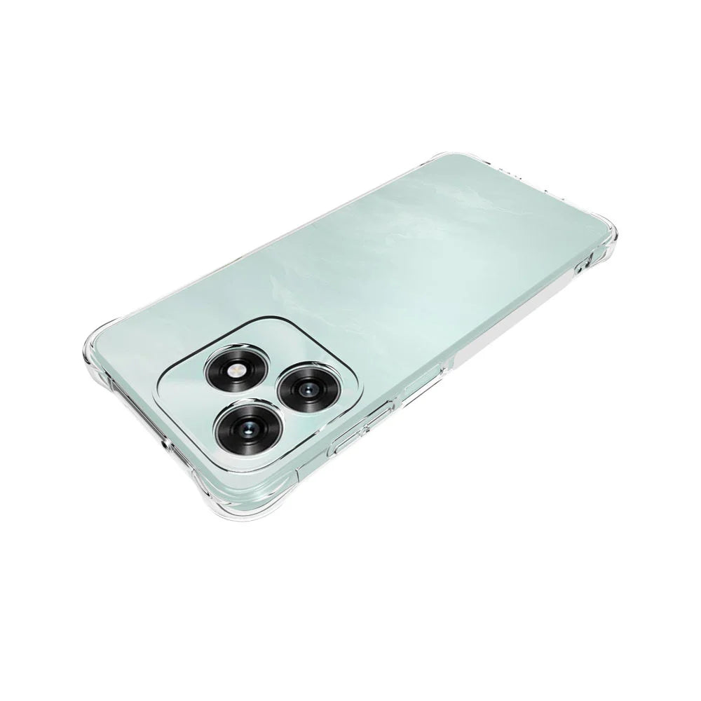 WANLONFENG For Honor X5c Plus 4G / Honor X5c 4G TPU Case  WL2 Series 2.0mm Phone Cover with 2Pcs Tempered Glass Films - Transparent - 6