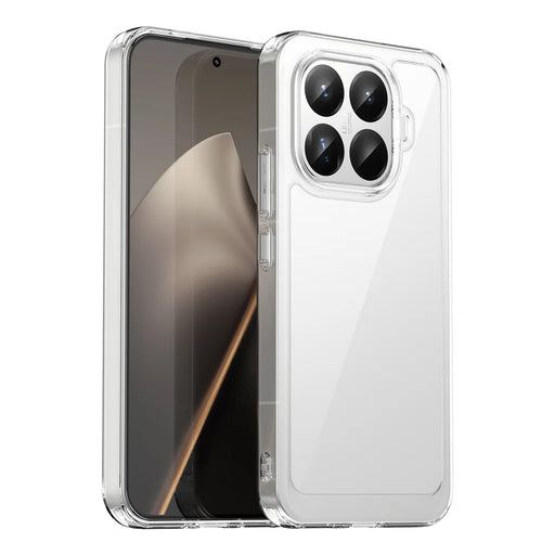 WANLONFENG For Xiaomi 15T Pro Case  MF Series TPU Acrylic Clear Phone Cover with Tempered Glass Film - Transparent - 2