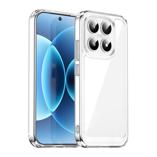 WANLONFENG For Xiaomi 17 Case  MF Series TPU Acrylic Clear Phone Cover with Tempered Glass Film - Transparent - 2