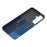 For Samsung Galaxy A56 5G Magnetic Case Water Transfer Printing Metal Frame PC Phone Back Cover - Square Blue - 5