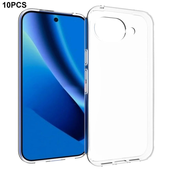 10Pcs  /  Pack For Google Pixel 10a Case Watermark Free TPU Protective Clear Phone Cover - 1