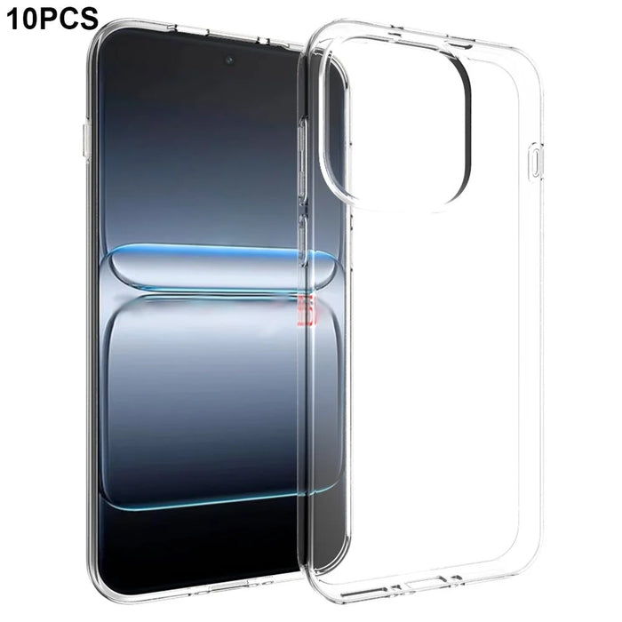 10Pcs  /  Pack For OnePlus 15 5G Case Watermark Free TPU Protective Clear Phone Cover - 1