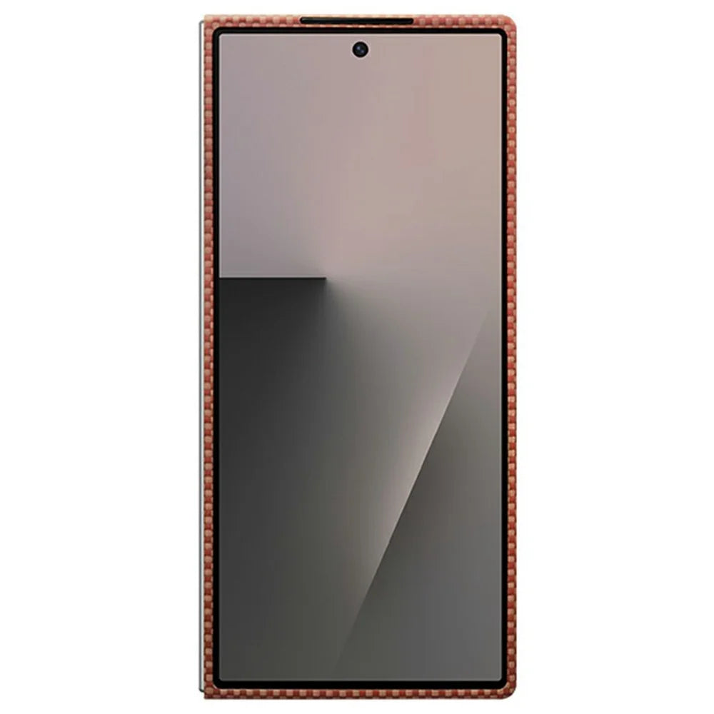 For Samsung Galaxy Z Fold7 5G Magnetic Case Aramid Fiber Phone Cover with Metal Lens Frame - 3
