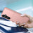 For Samsung Galaxy S26+ Case with Card Holder TPU + PC Phone Back Cover - Rose Gold - 2