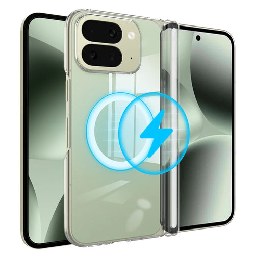For Google Pixel 10 Pro Fold Magnetic Case Magnetic Hinge Protection PC Phone Cover - 1
