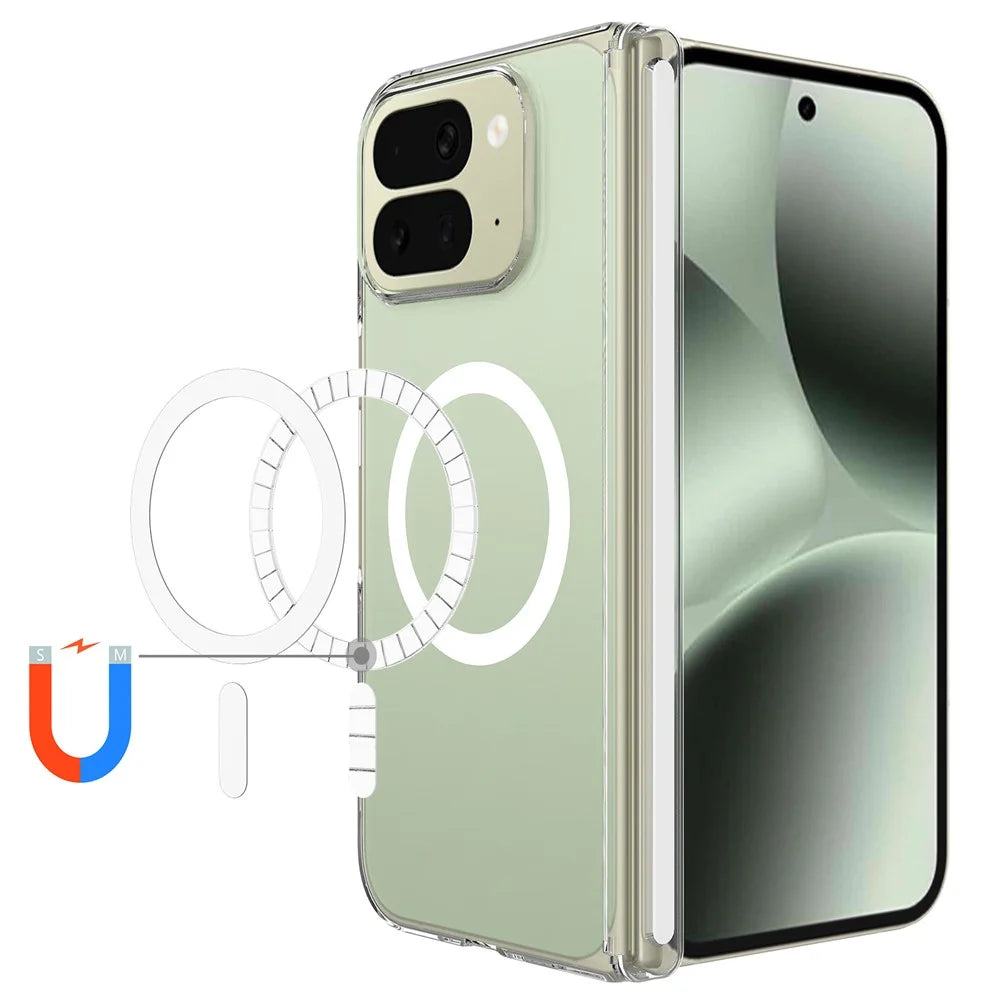 For Google Pixel 10 Pro Fold Magnetic Case Magnetic Hinge Protection PC Phone Cover - 3