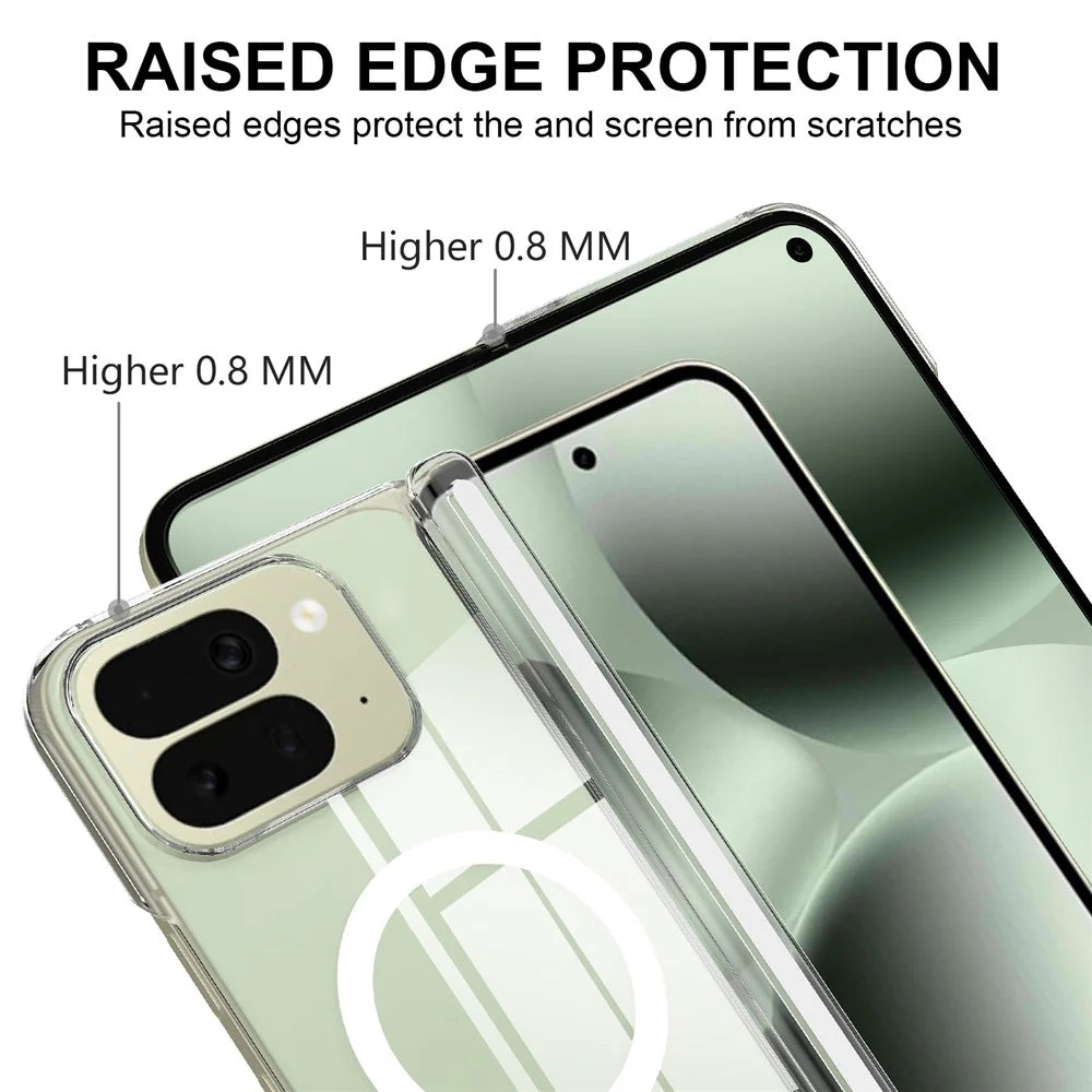 For Google Pixel 10 Pro Fold Magnetic Case Magnetic Hinge Protection PC Phone Cover - 7