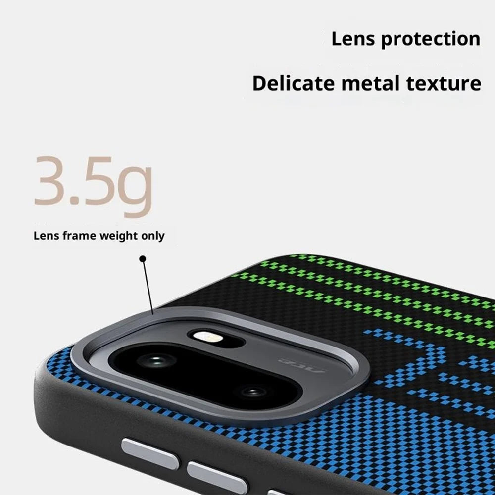 ABEEL For OnePlus Ace 6 5G Magnetic Case Micro-Embossing 6D Printed PC TPU Aluminum Alloy Leather Phone Cover - Outstanding No. 1 - 7