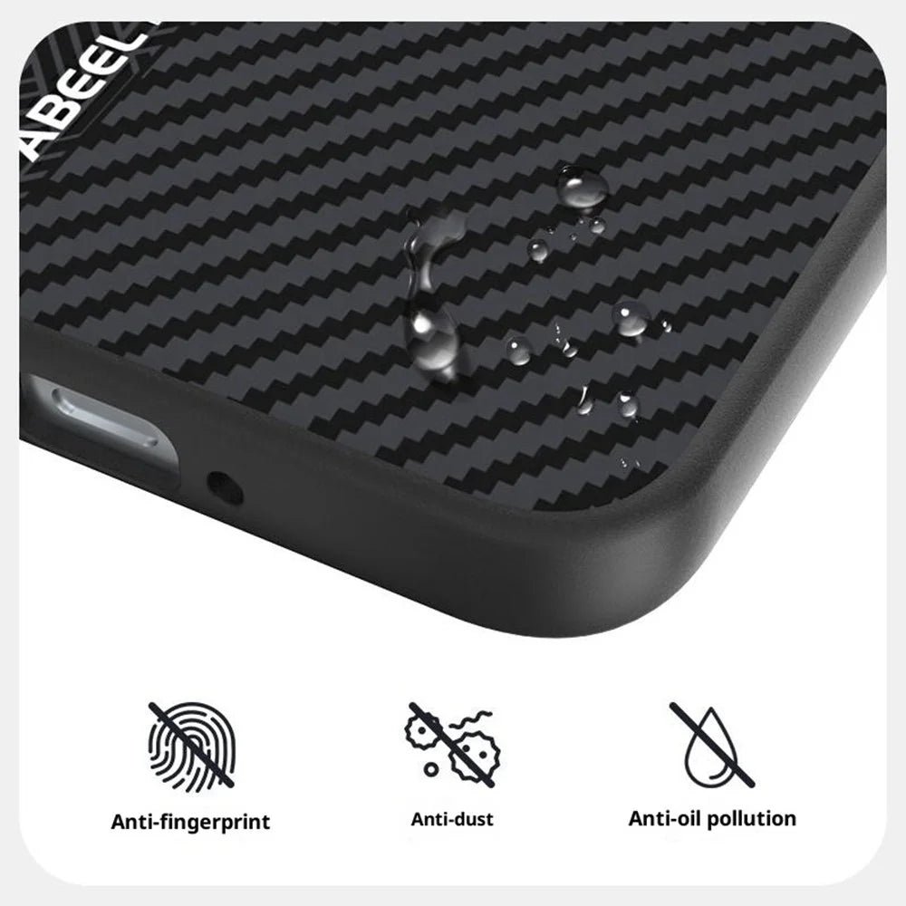 ABEEL For OnePlus Ace 6 5G Magnetic Case PC + TPU + Aluminum Alloy + PU Leather Slim Phone Back Cover - Texture 3 - 5